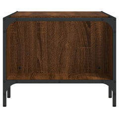 vidaXL Coffee Table with Rack Brown Oak 100x51x40 cm Engineered Wood 5