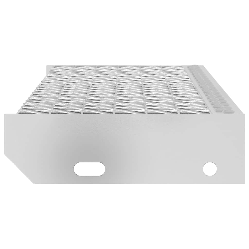 vidaXL Grate Step 60x24x7 cm Galvanised Steel 5