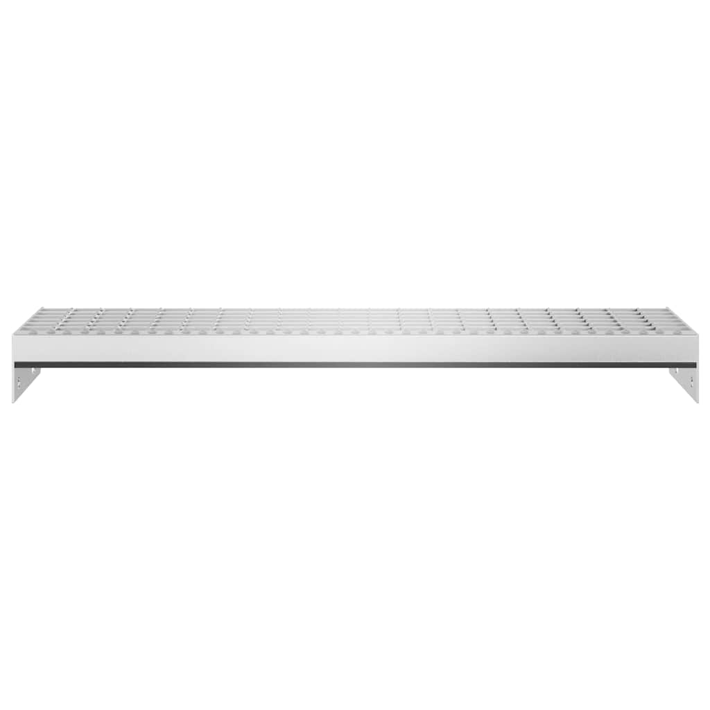 vidaXL Grate Step | Silver | Galvanised Steel | 70x24x7 cm | Grate Step 4
