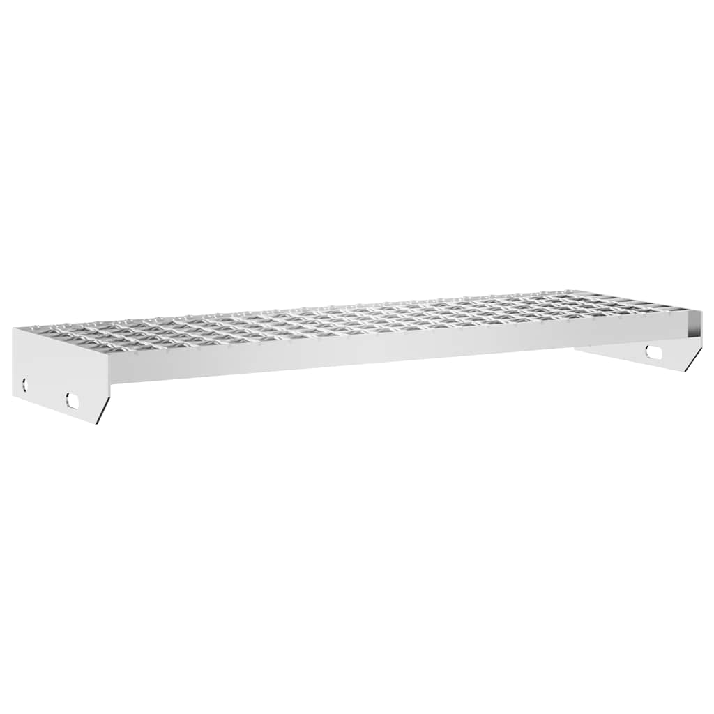 vidaXL Grate Step | Silver | Galvanised Steel | 70x24x7 cm | Grate Step 6