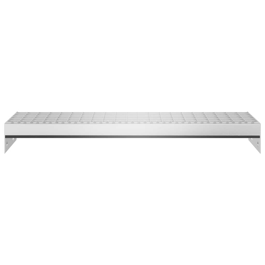 vidaXL Grate Step 60x24x7 cm Galvanised Steel 4