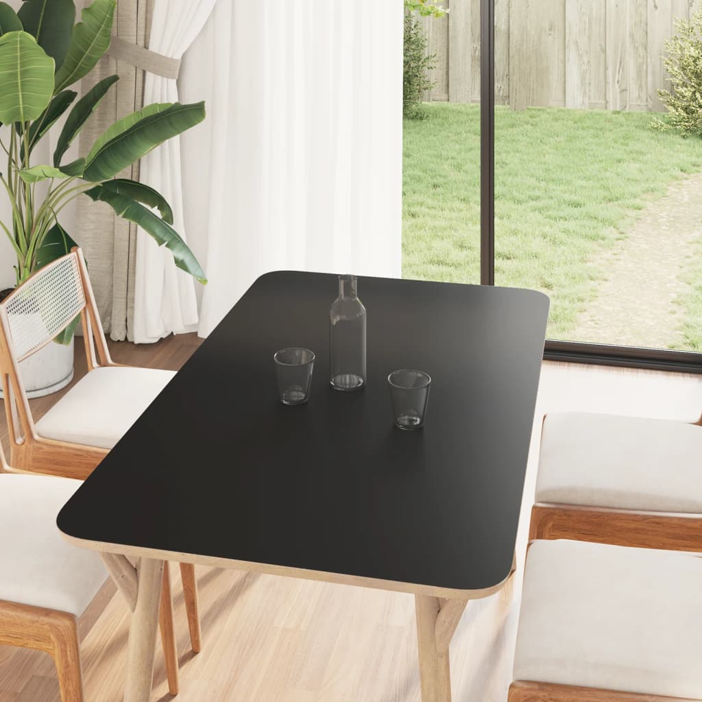 vidaXL Furniture Stickers Self-Adhesive Matte Black 90x500 cm PVC 1