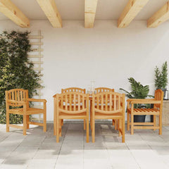 Garden Chairs 58x59x88 cm Solid Wood Teak 6