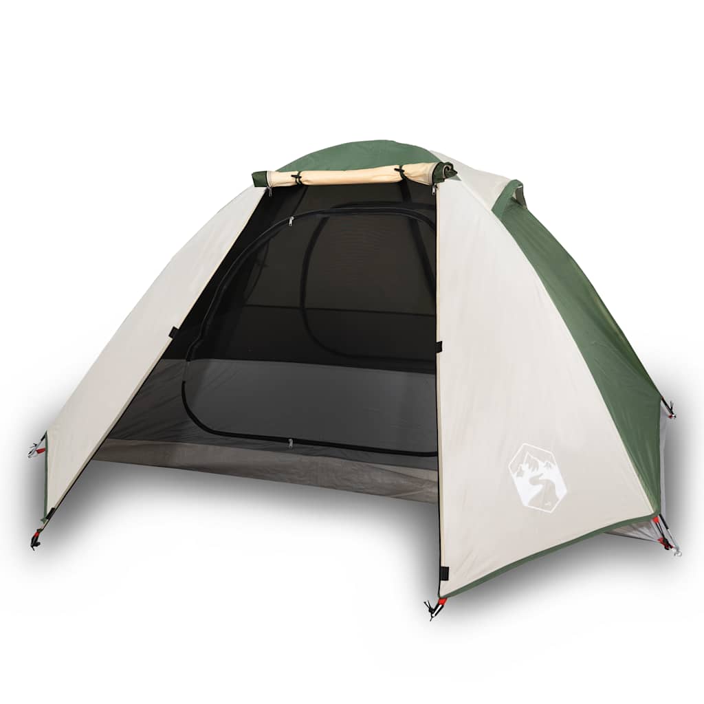 vidaXL Camping Tent Dome 2-Person Green Waterproof 2