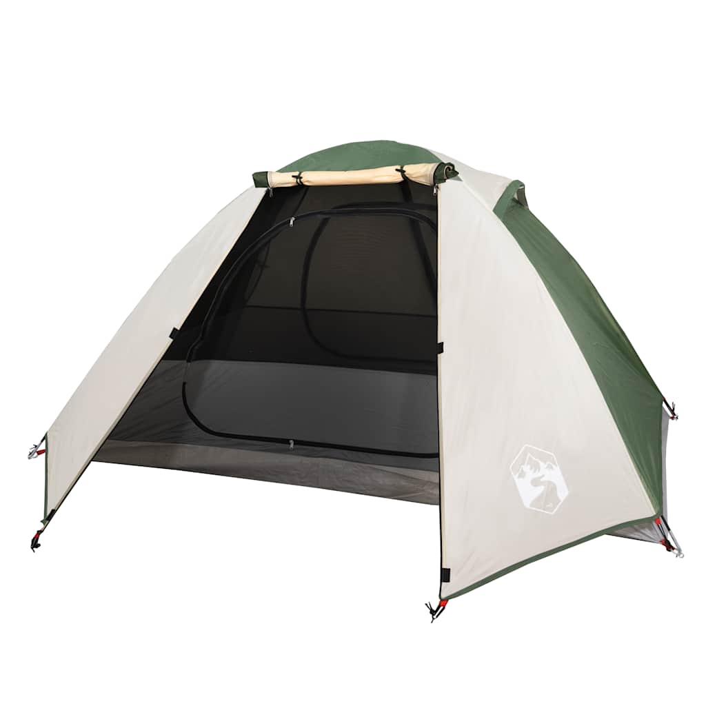 vidaXL Camping Tent Dome 2-Person Green Waterproof 4