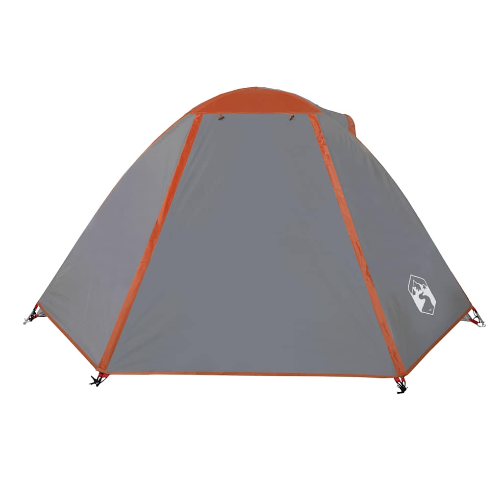 vidaXL Camping Tent Dome 2-Person Orange Waterproof 6
