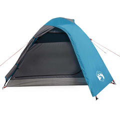 vidaXL Camping Tent Dome 3-Person Blue Waterproof 5