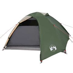 vidaXL Camping Tent Dome 4-Person Green Waterproof 4