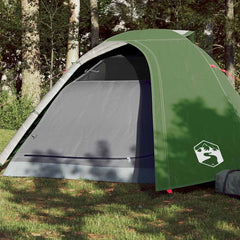 Camping Tent Dome Waterproof 4-person Green