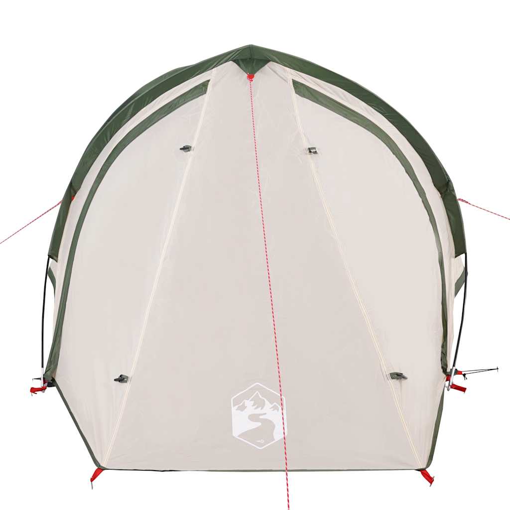 vidaXL Camping Tent Dome 2-Person Green Waterproof 6