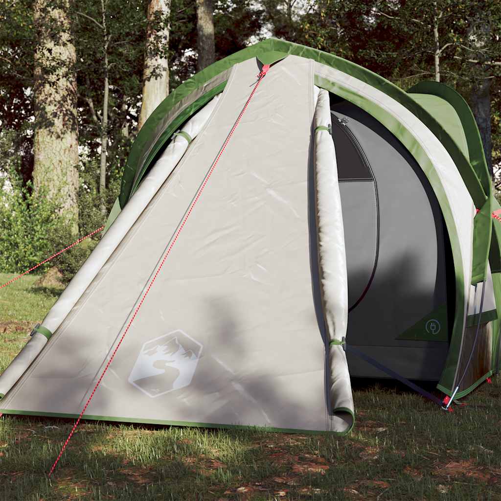 vidaXL Camping Tent Dome 2-Person Green Waterproof 1