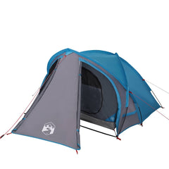 vidaXL Camping Tent Dome 2-Person Blue Waterproof 4