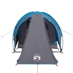 vidaXL Camping Tent Dome 2-Person Blue Waterproof 5