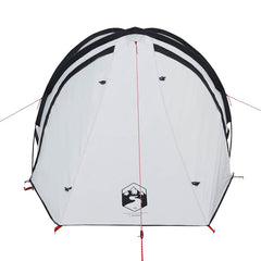 vidaXL Camping Tent Dome 2-Person White Blackout Fabric Waterproof 6