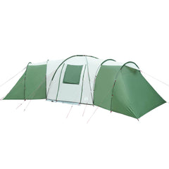 Family Tent Dome 12-Person Waterproof Green