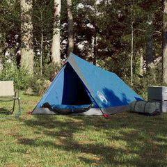vidaXL Camping Tent 2-Person Blue Waterproof 3