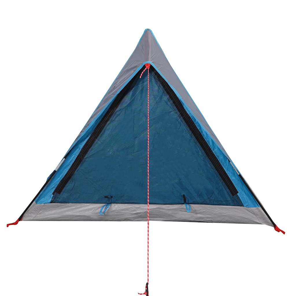 vidaXL Camping Tent 2-Person Blue Waterproof 6