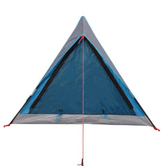 vidaXL Camping Tent 2-Person Blue Waterproof 6