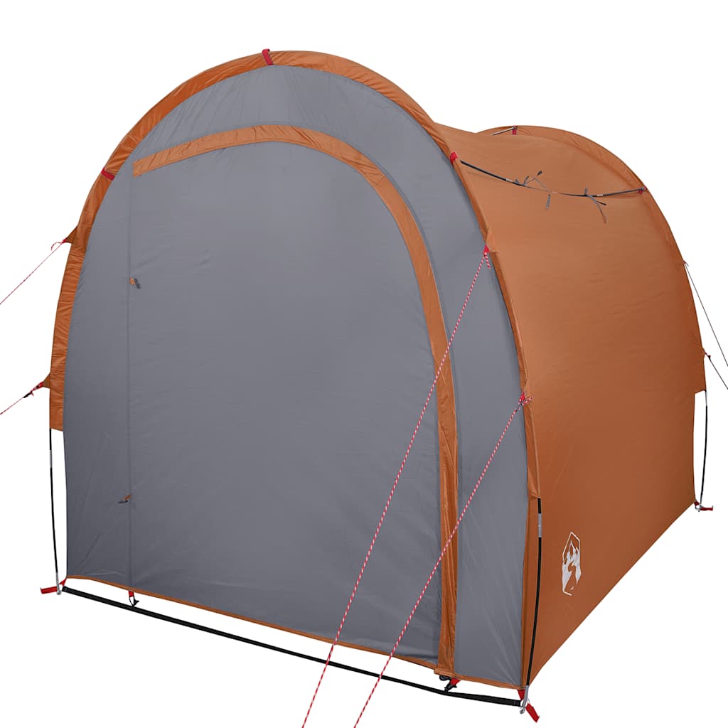vidaXL Storage Tent Grey and Orange Waterproof 5