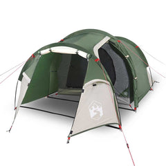 vidaXL Camping Tent Tunnel 2-Person Green Waterproof 2