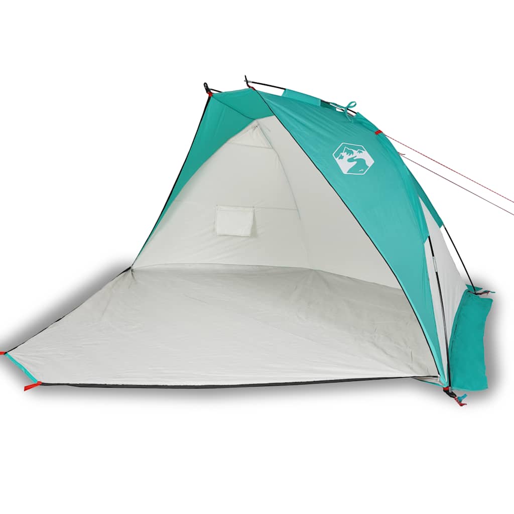 vidaXL Beach Tent Sea Green 268x223x125 cm 185T Polyester 2