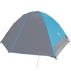vidaXL Camping Tent Dome 6-Person Blue Waterproof 5