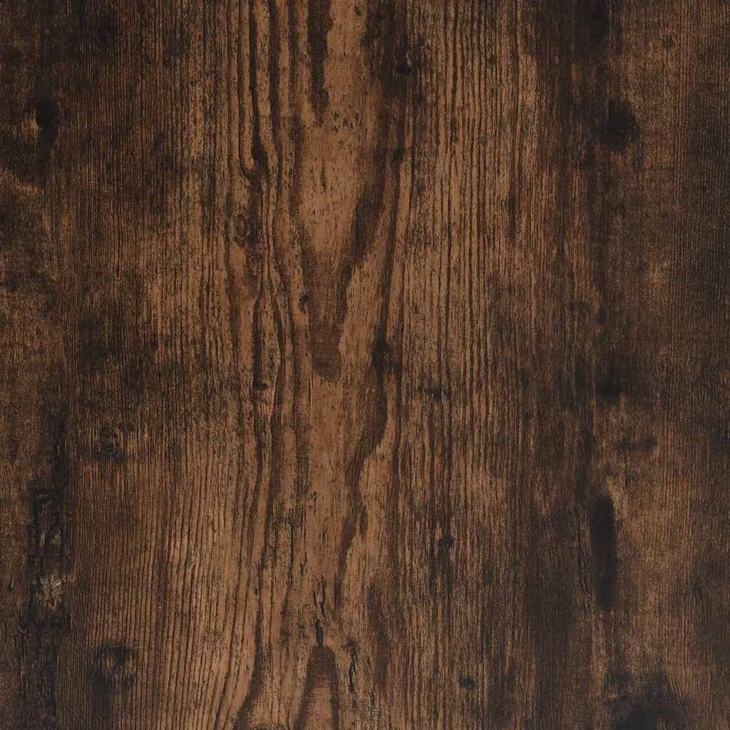 vidaXL Dining Table Smoked Oak 120x60x76 cm Engineered Wood 6