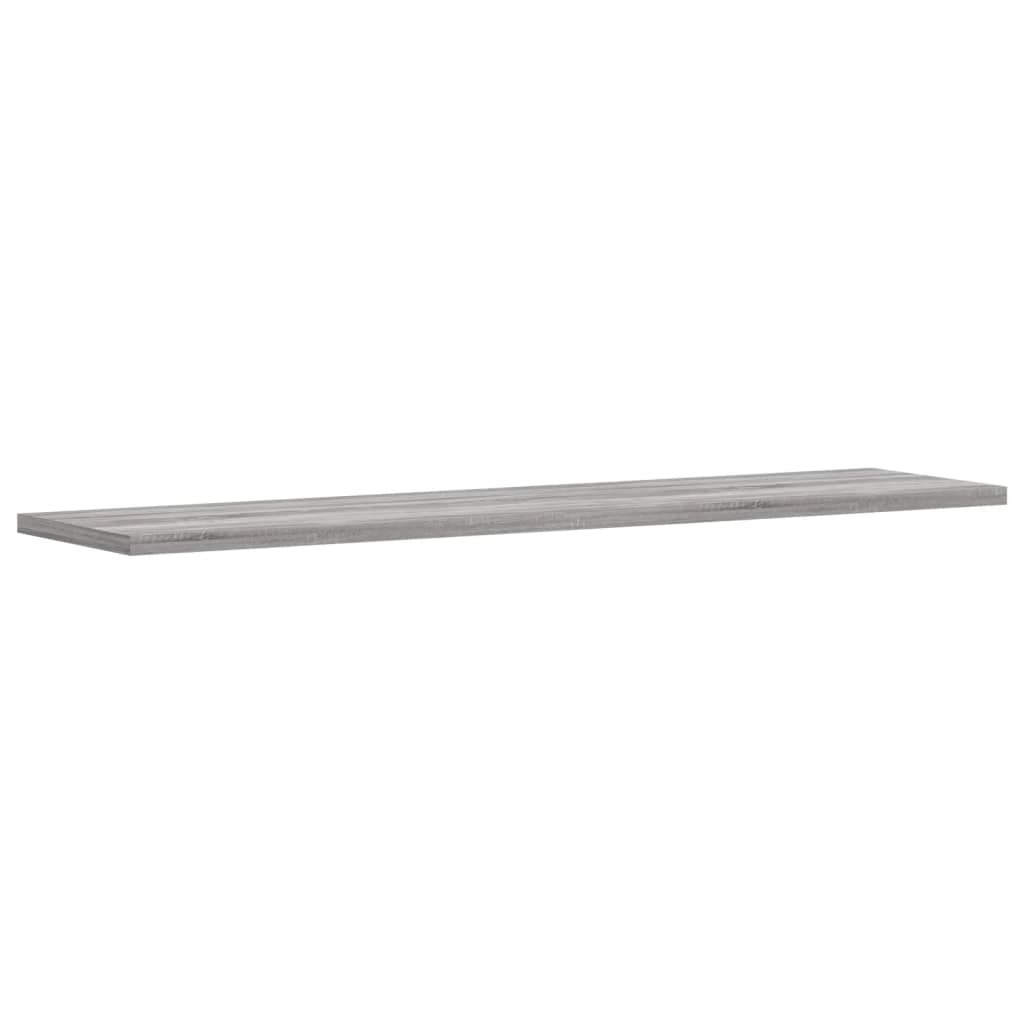 vidaXL Wall Shelves 4 pcs Grey Sonoma 80x20x1,5 cm Engineered Wood 3