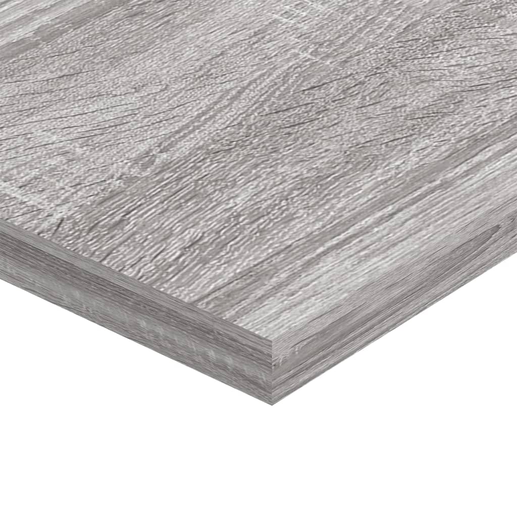 vidaXL Wall Shelves 4 pcs Grey Sonoma 80x20x1,5 cm Engineered Wood 6