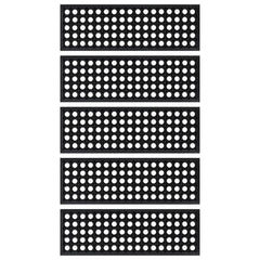 vidaXL Stair Treads 5 pcs 25x75 cm Rubber 3
