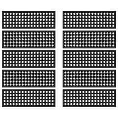 vidaXL Stair Treads 10 pcs 25x75 cm Rubber 3