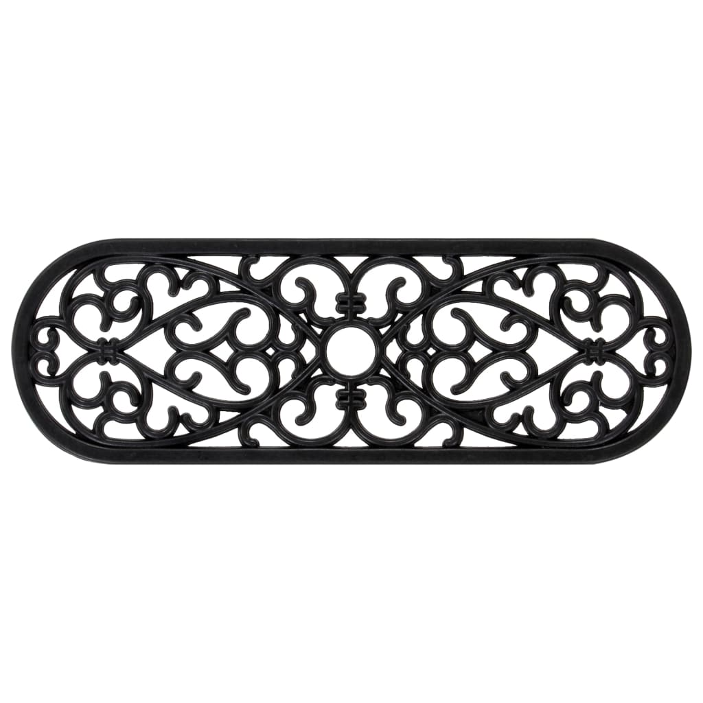 vidaXL Stair Treads 5 pcs 25x75 cm Rubber 2