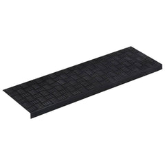 vidaXL Stair Treads 5 pcs 25x75 cm Rubber 4