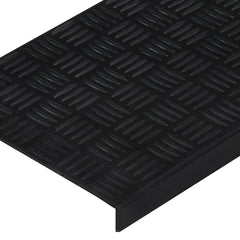 vidaXL Stair Treads 5 pcs 25x75 cm Rubber 6