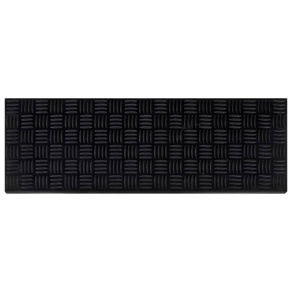 vidaXL Stair Treads 10 pcs 25x75 cm Rubber 2