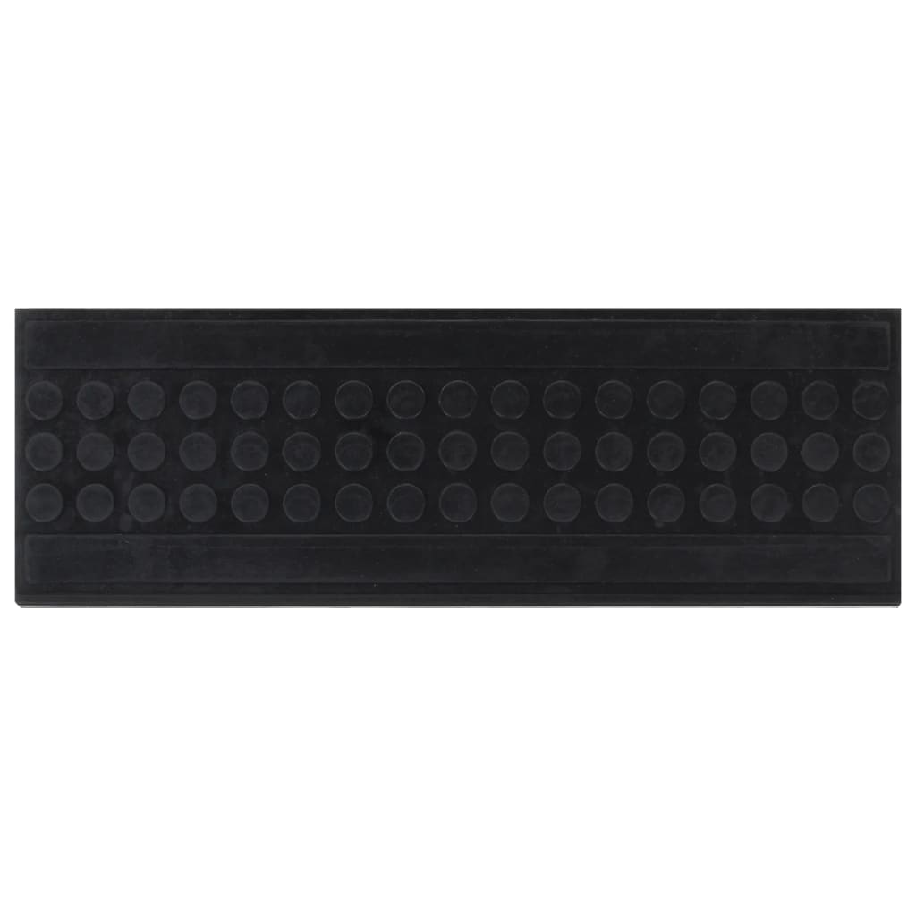 vidaXL Stair Treads 10 pcs 25x75 cm Rubber 2