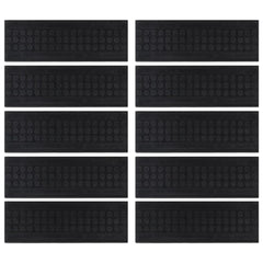 vidaXL Stair Treads 10 pcs 25x75 cm Rubber 3