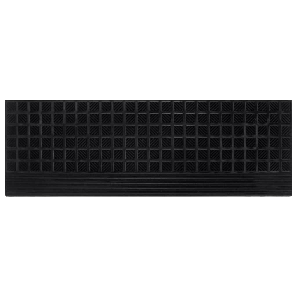 vidaXL Stair Treads 10 pcs 25x75 cm Rubber 2