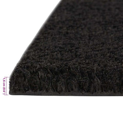 vidaXL Door Mats 5 pcs Black 40x60 cm Tufted Coir 5