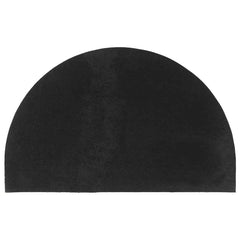vidaXL Door Mat Black Half Round 50x80 cm Tufted Coir 2