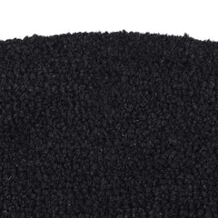 vidaXL Door Mat Black Half Round 50x80 cm Tufted Coir 3