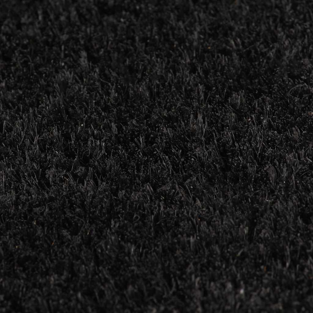 Door Mat Tufted Coir 1 Black 80 cm 100 cm