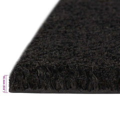 vidaXL Door Mat Black 80x100 cm Tufted Coir 6
