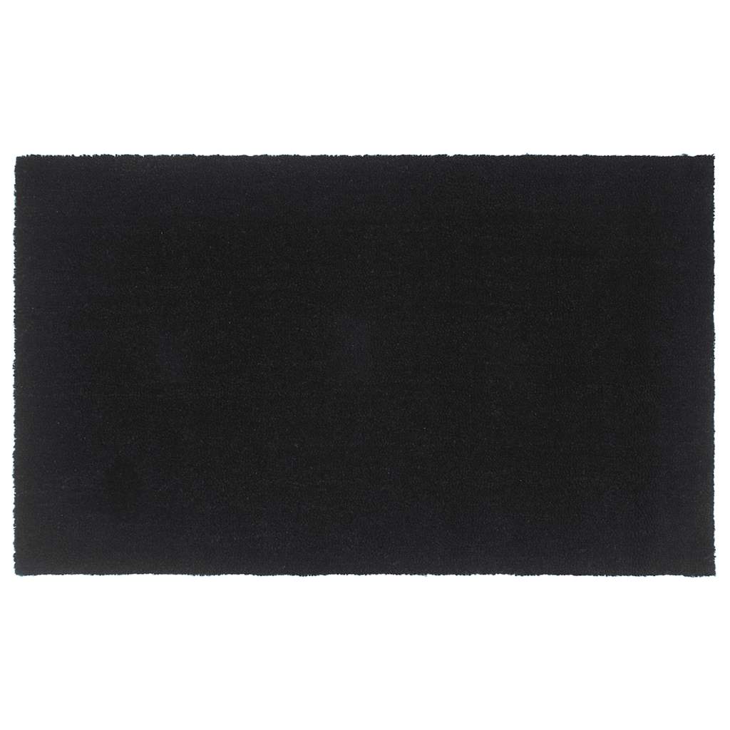 vidaXL Door Mat Tufted Coir Black