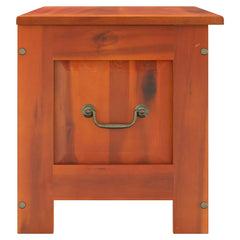 Storage Chest with Lid Solid Wood Acacia Brown 70 cm 37 cm 35 cm