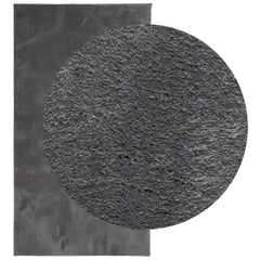 vidaXL Rug HUARTE Short Pile Soft and Washable Anthracite 80x150 cm 3
