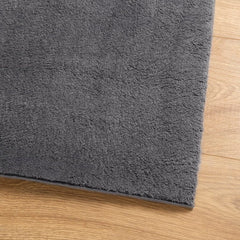 vidaXL Rug HUARTE Short Pile Soft and Washable Anthracite 80x150 cm 4