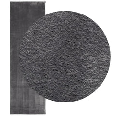 vidaXL Rug HUARTE Short Pile Soft and Washable Anthracite 80x250 cm 3