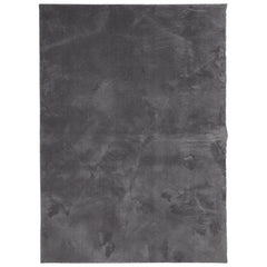 vidaXL Rug HUARTE Short Pile Soft and Washable Anthracite 140x200 cm 2