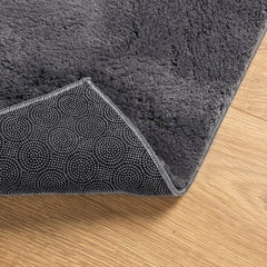 vidaXL Rug HUARTE Short Pile Soft and Washable Anthracite 140x200 cm 5